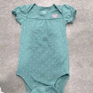 Carter’s onesie with heart